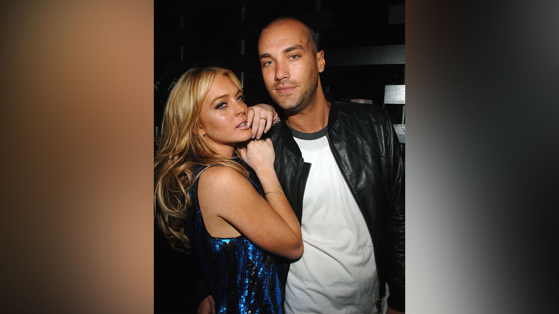 Lindsay Lohan and Calum Best