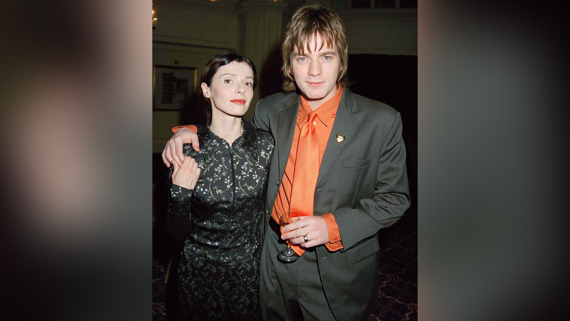 Young Ewan McGregor and Eve Mavrakis