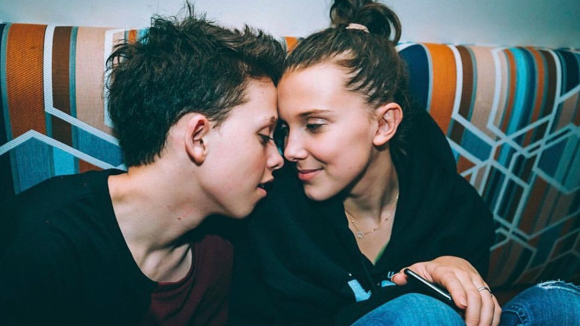 Millie Bobby Brown and Jacob Sartorius