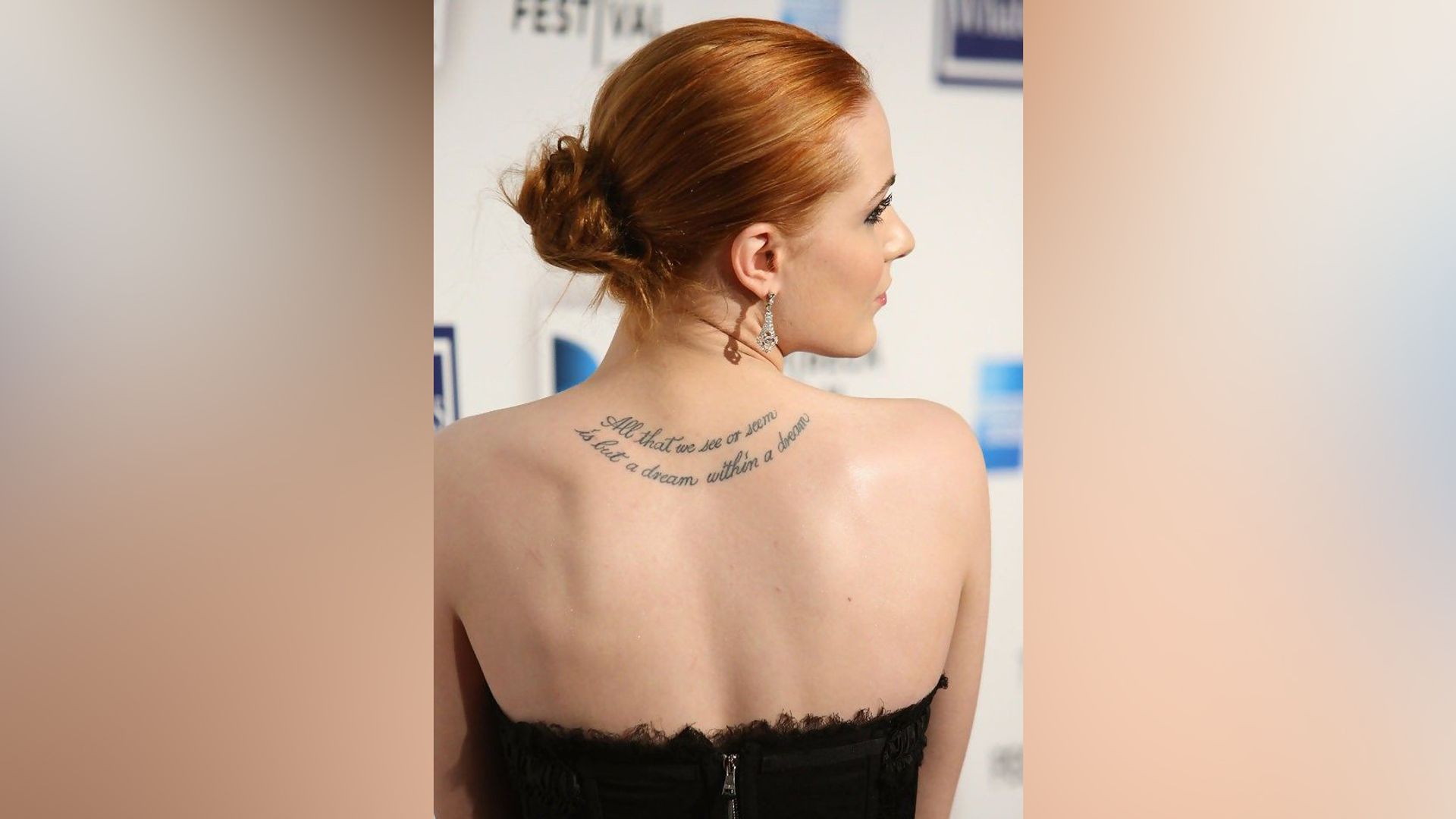 One of Evan Rachel Wood’s many tattoos