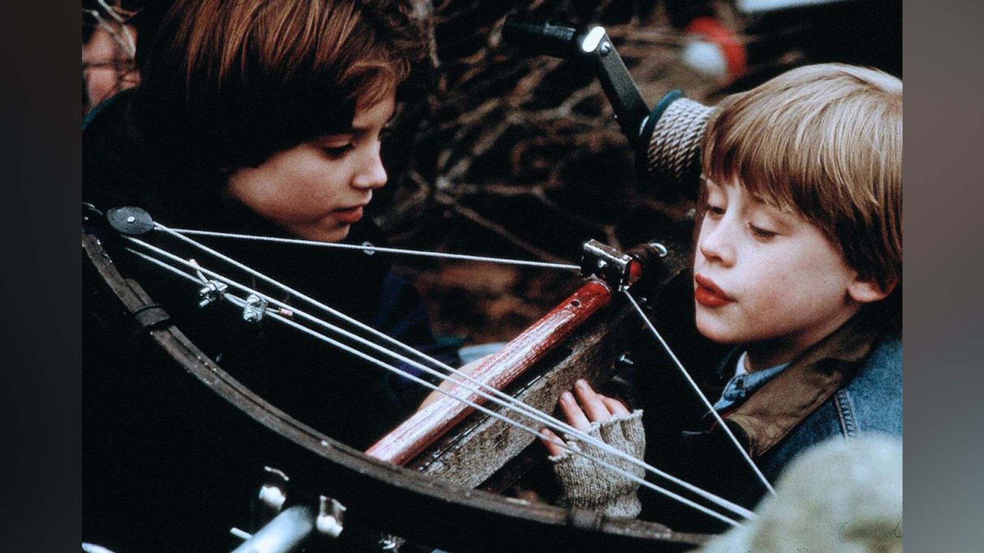 Macaulay Culkin and Elijah Wood in the movie 'The Good Son'