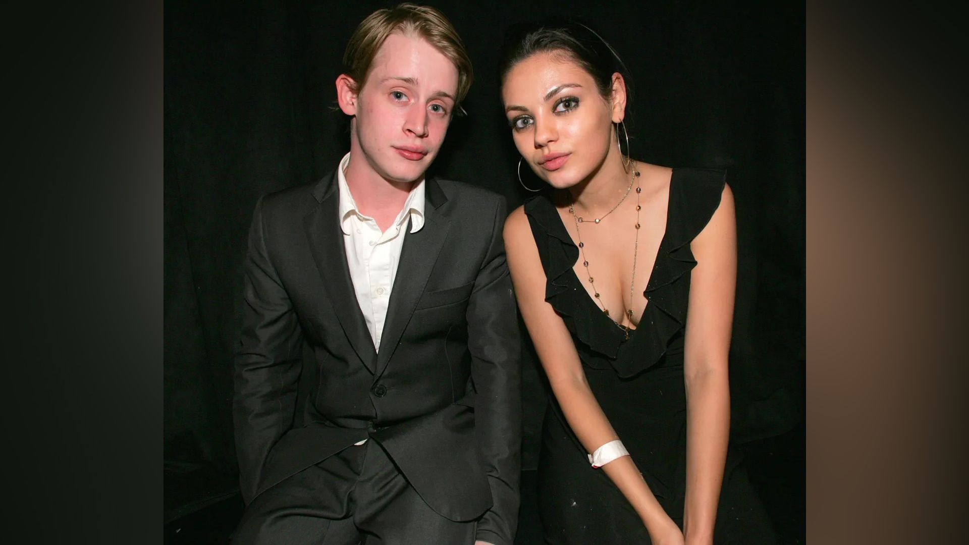 Macaulay Culkin and Mila Kunis