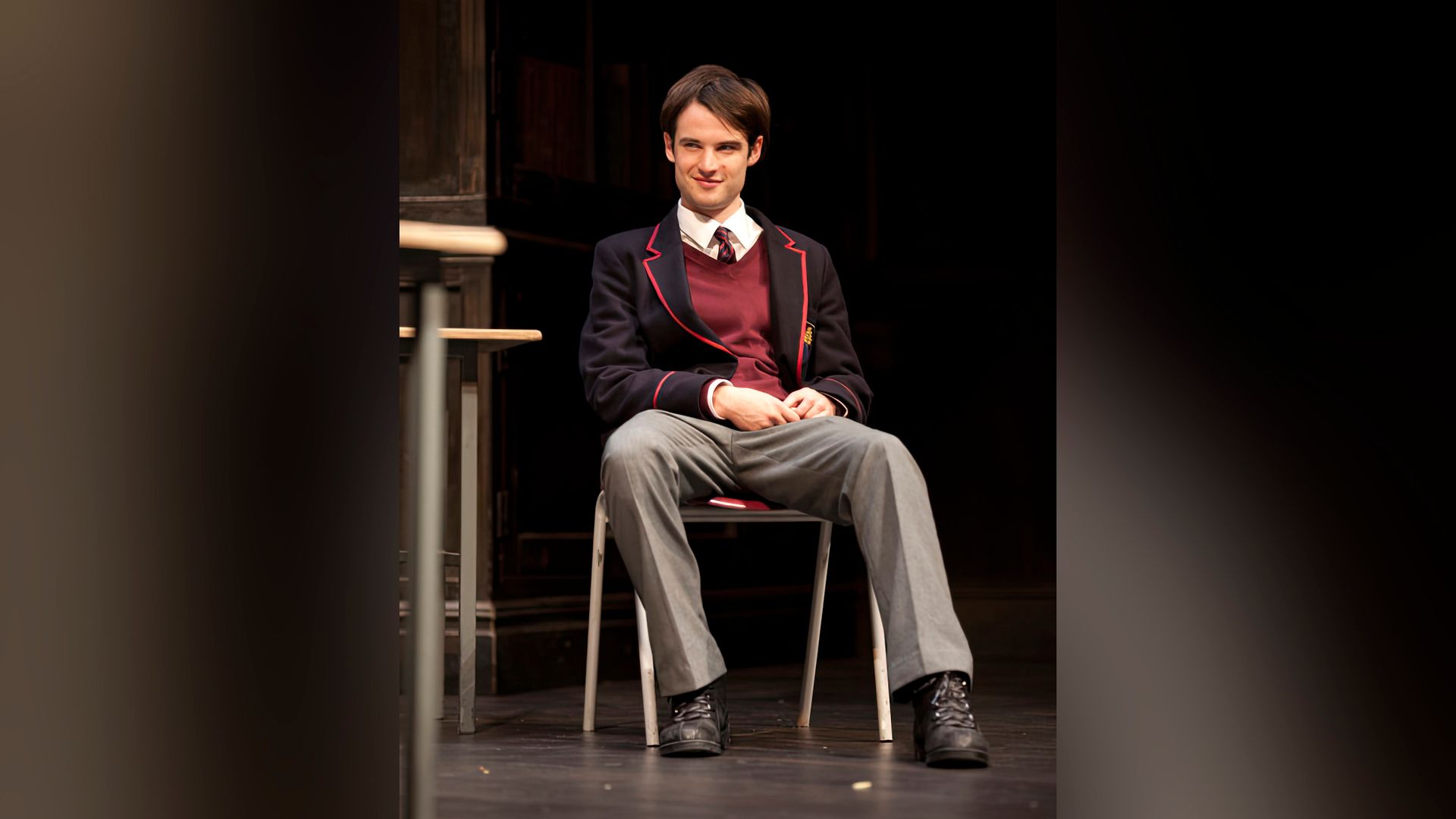 Tom Sturridge in the play 'Punk Rock'