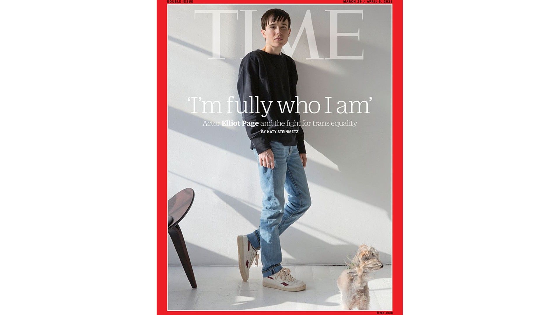 Elliot Page on the cover of Time magazine