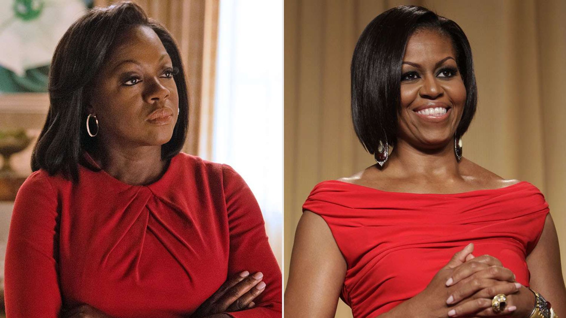 Viola Davis played Michelle Obama in the series “The First Lady”