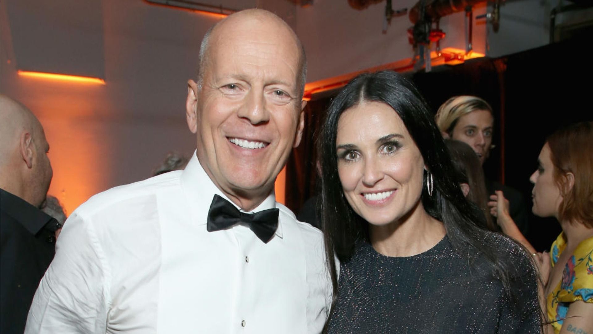 Demi Moore reported that the condition of Bruce Willis, who is battling dementia, is stable.