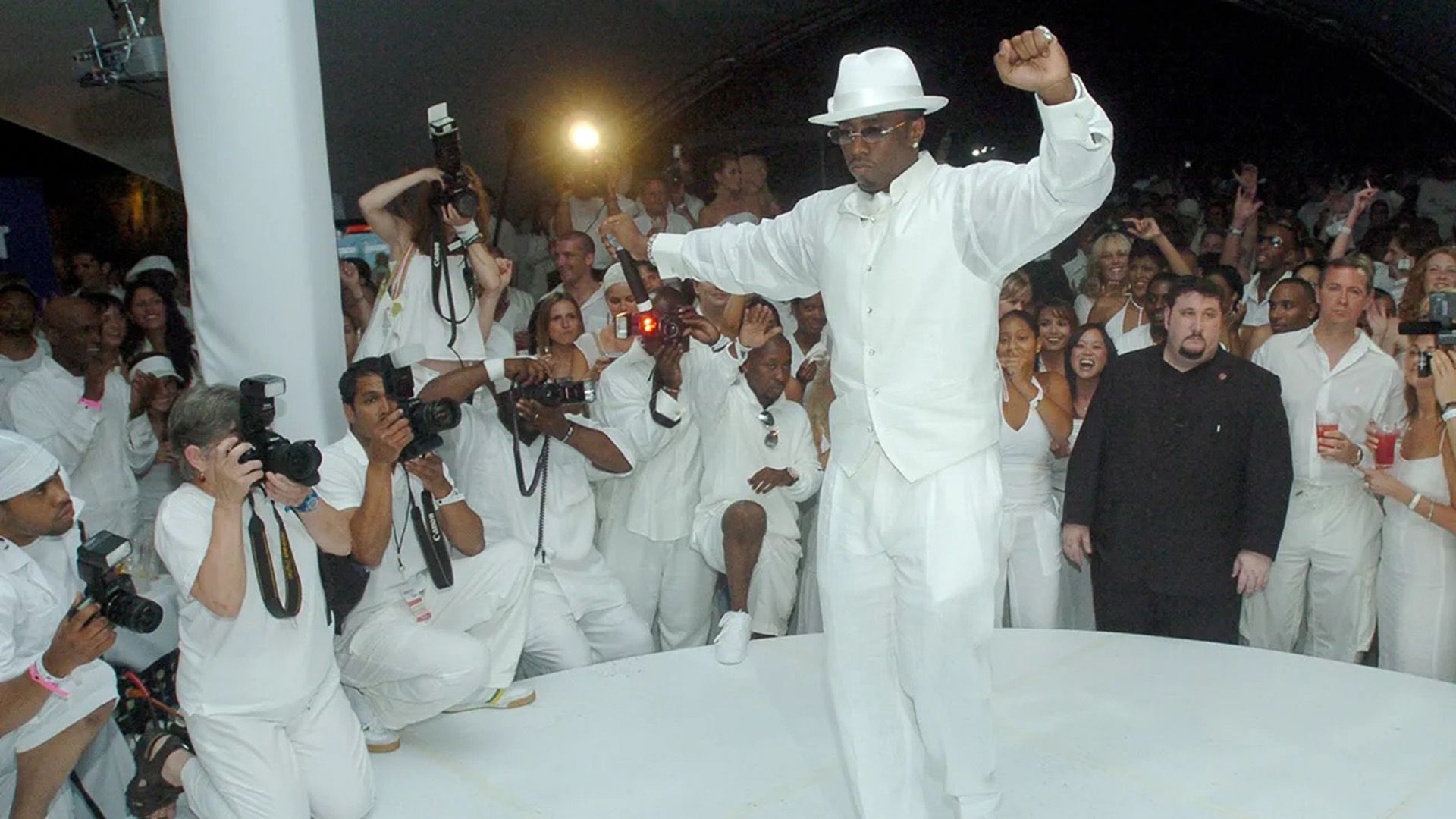 P. Diddy at one of the White Parties