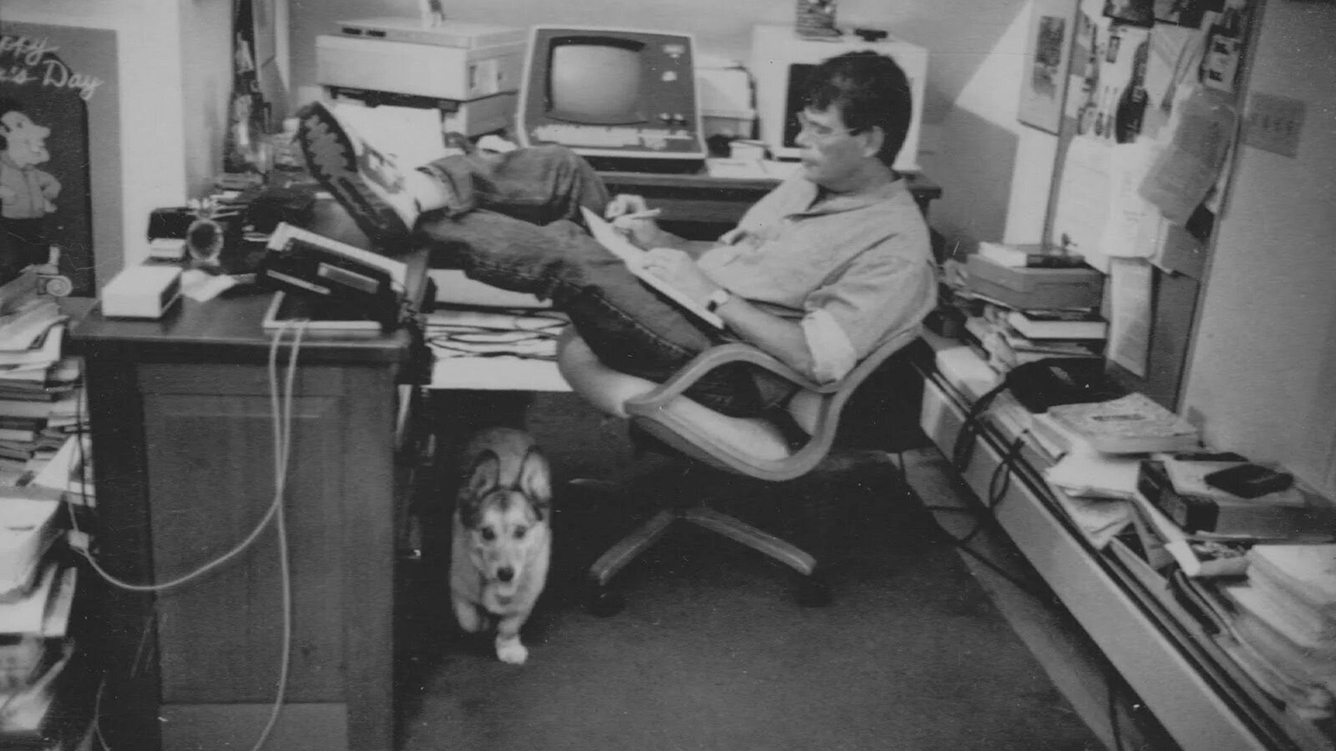 Stephen King at work