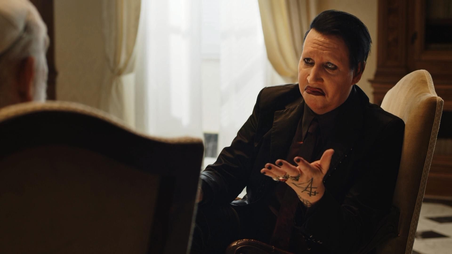 Marilyn Manson in the TV series 'The New Pope'