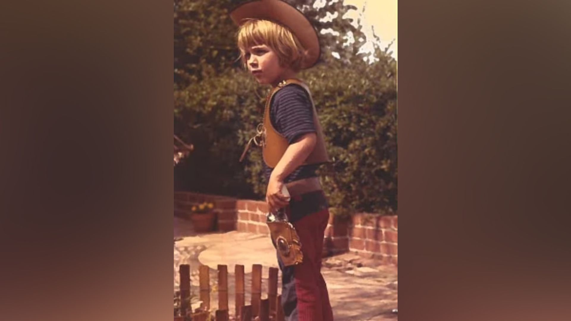 Tucker Carlson as a child