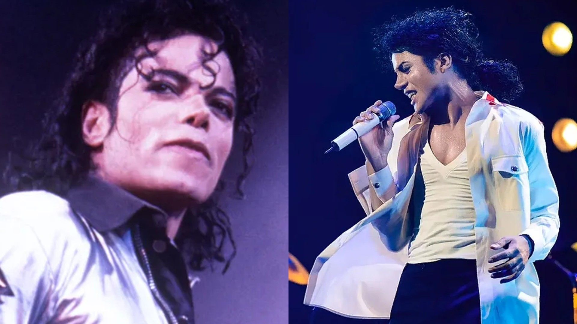 Jaafar Jackson as Michael Jackson (right)