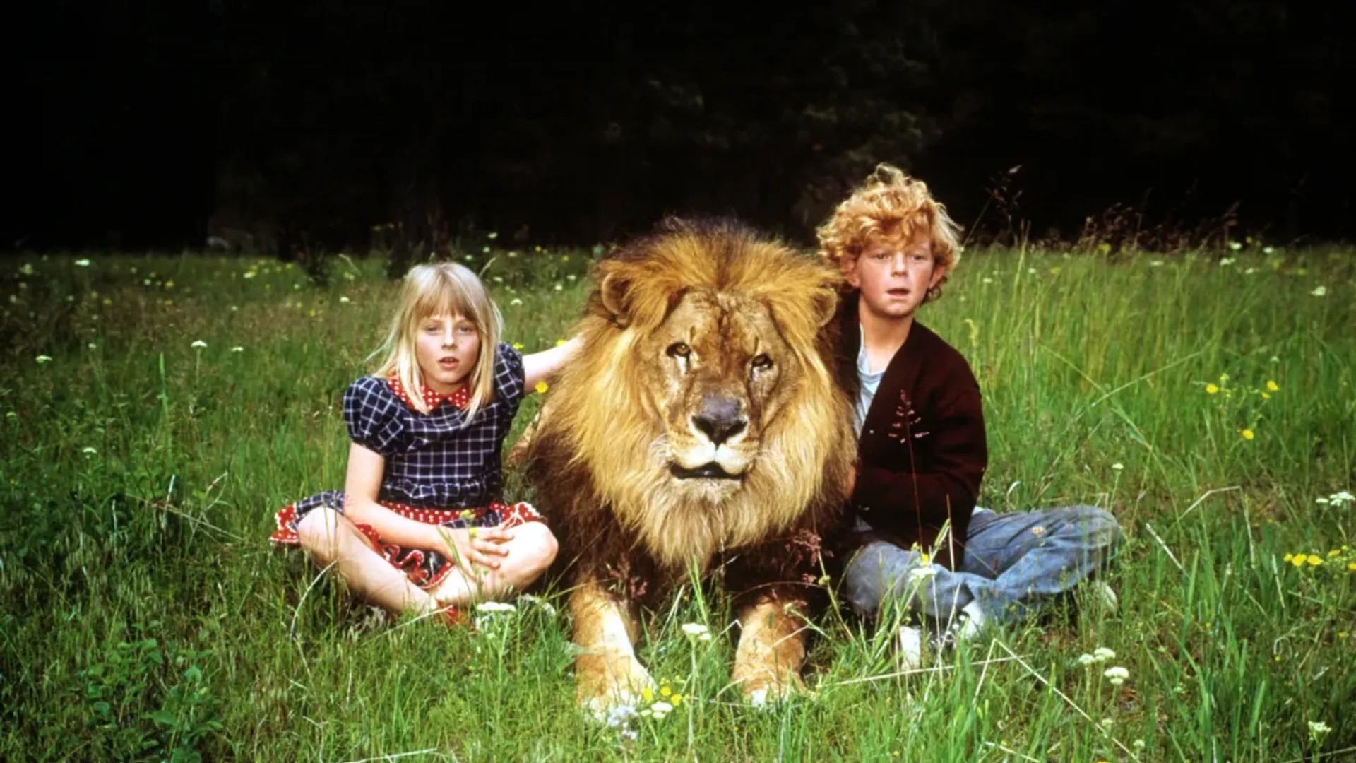 Young Jodie Foster on the set of 'Napoleon and Samantha'