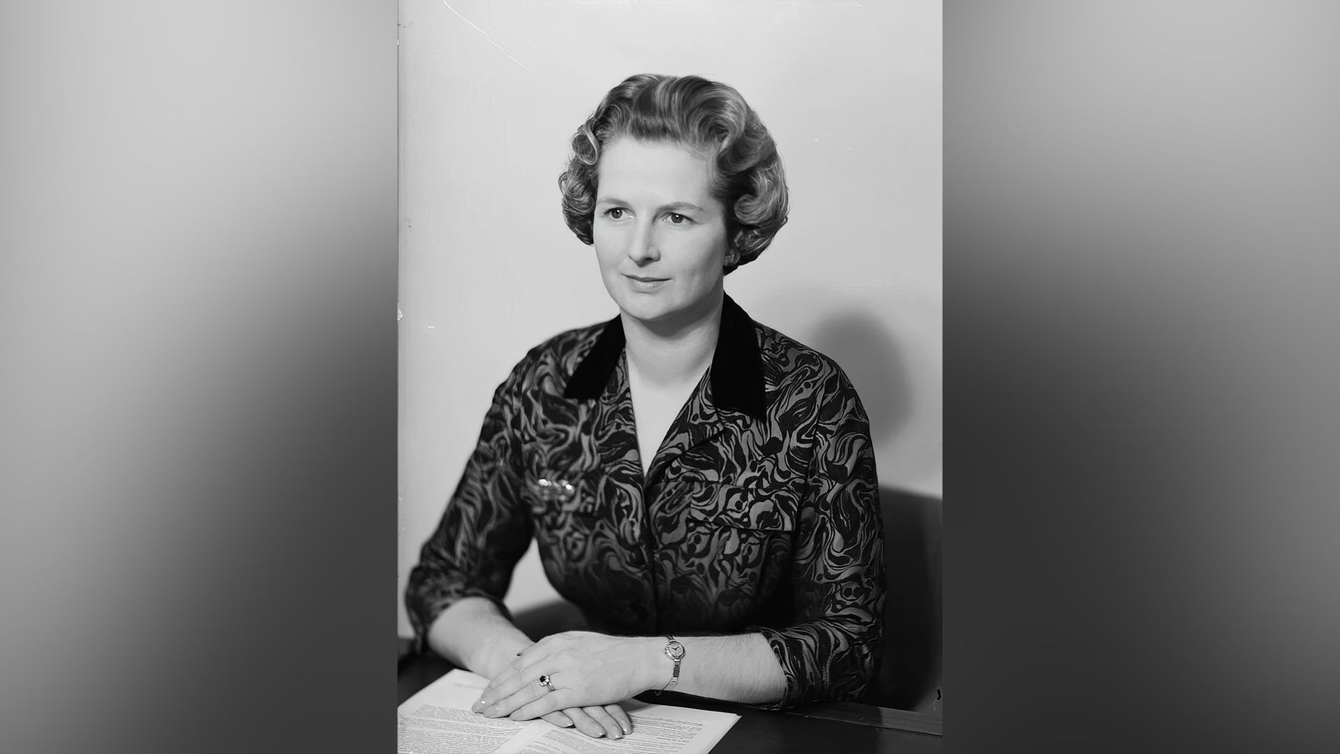 Margaret Thatcher in her youth