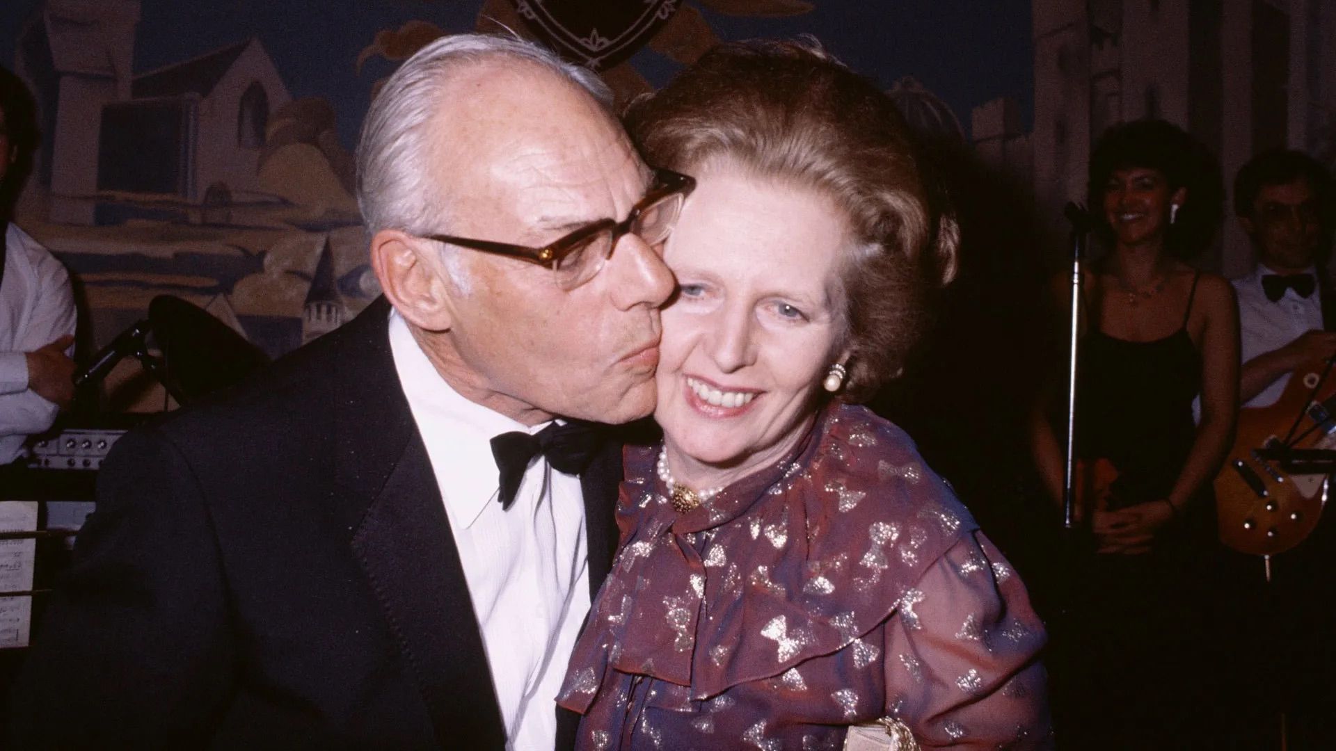 Margaret Thatcher with her husband