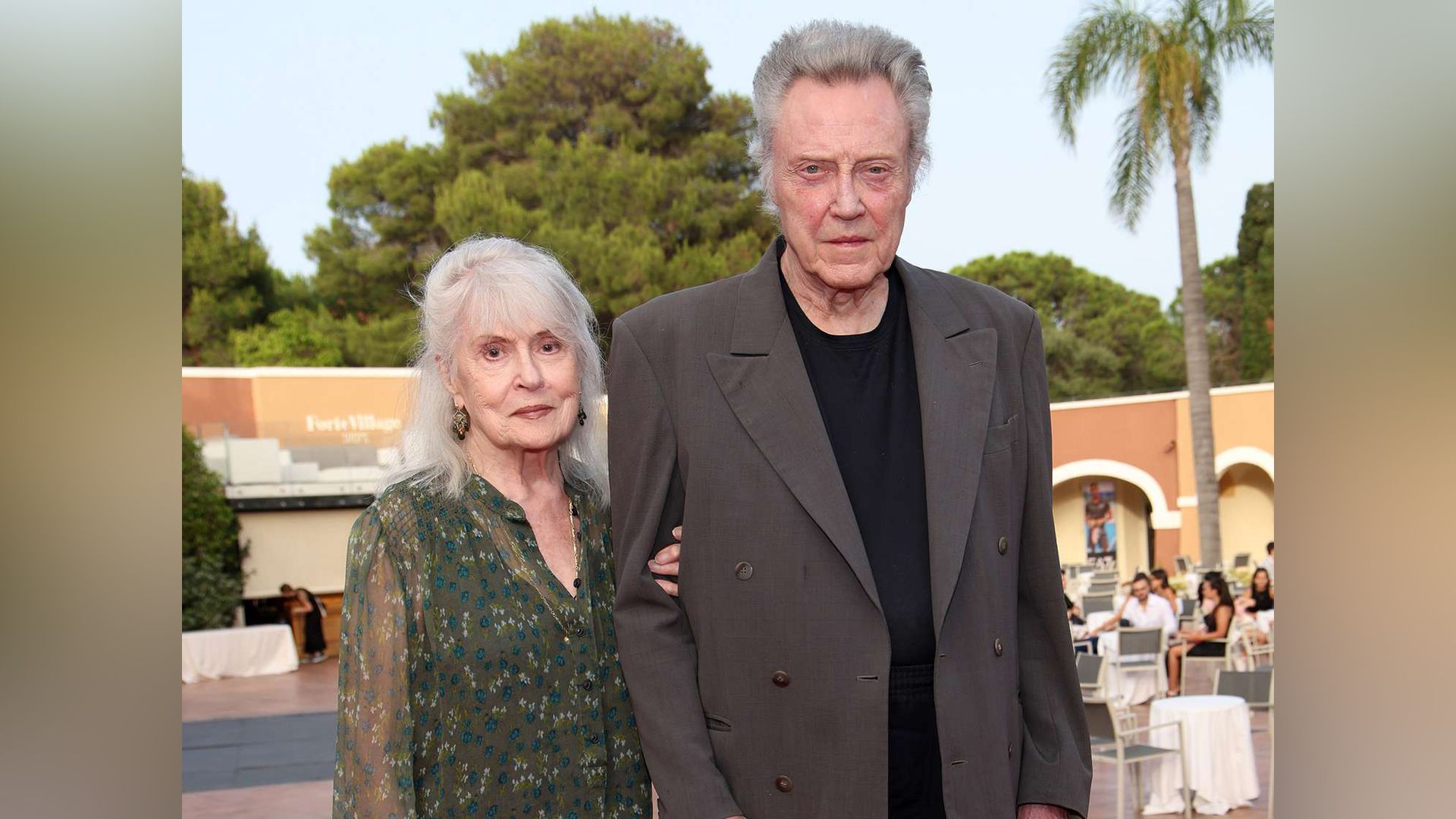 Christopher Walken and his wife in 2023