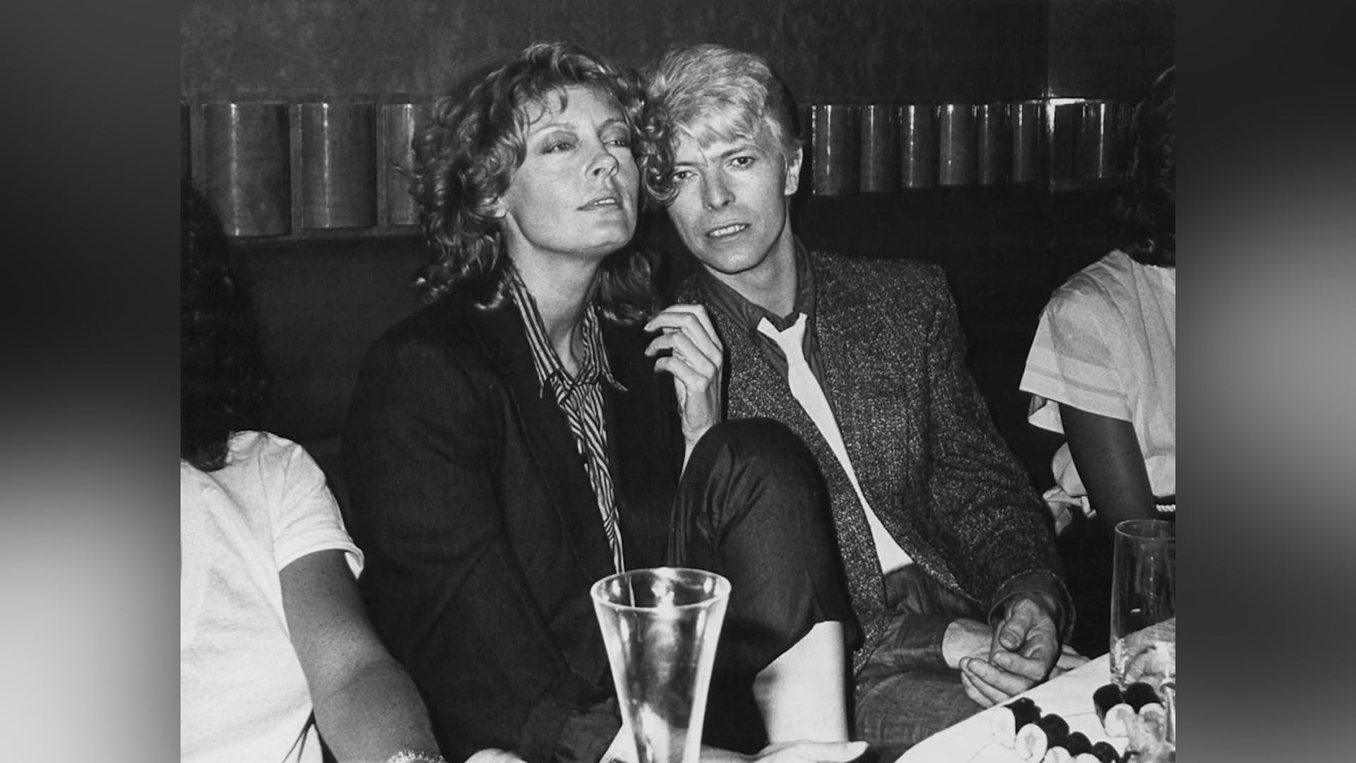 Susan Sarandon and David Bowie