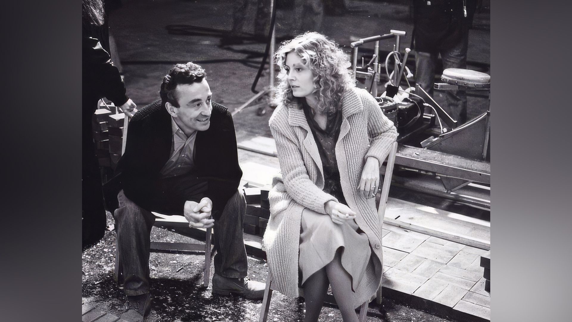 Susan Sarandon and Louis Malle