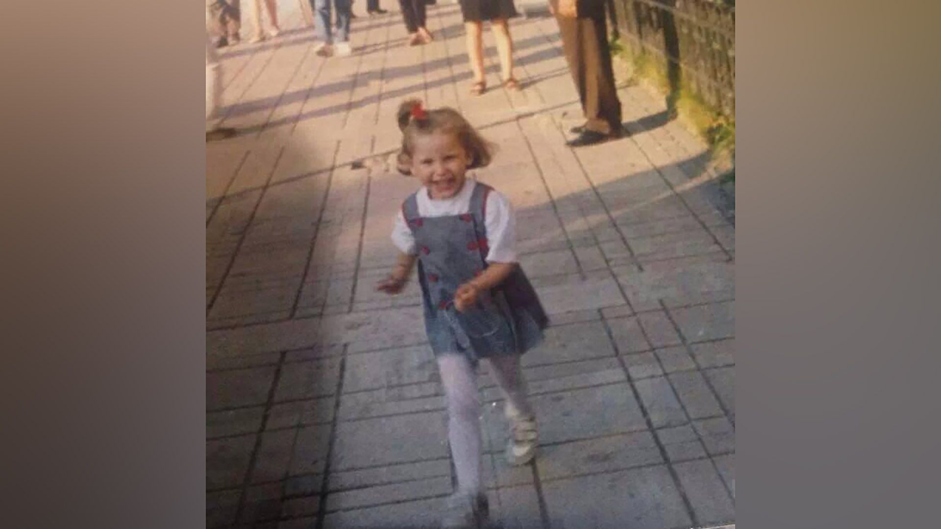 Serenay Sarıkaya in her childhood