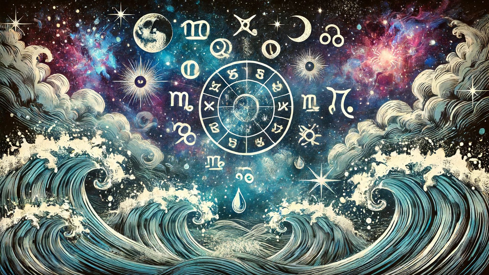 Water signs have a flexible and dynamic inner world