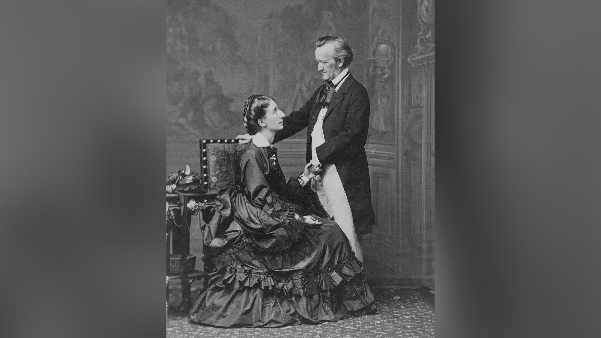 Richard Wagner and his wife