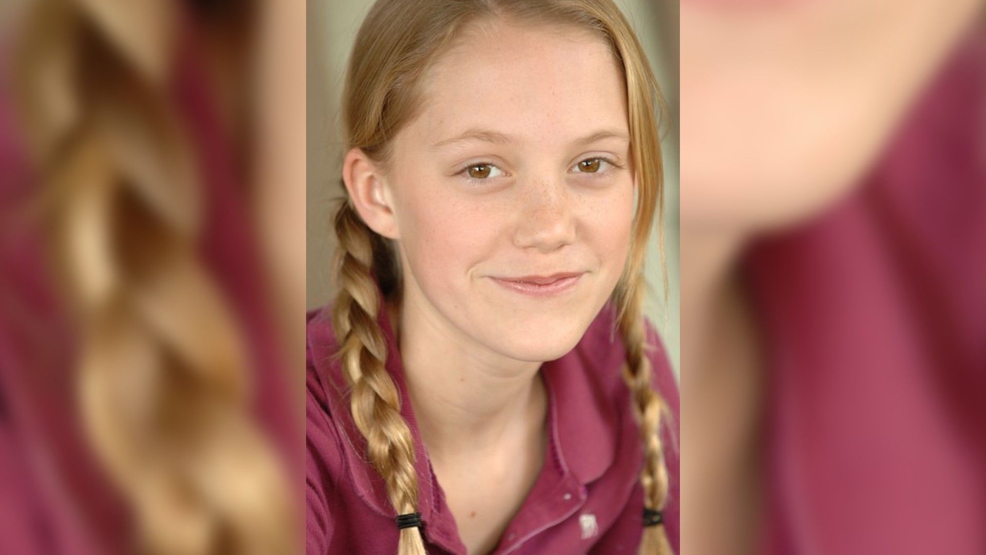 Maika Monroe as a child