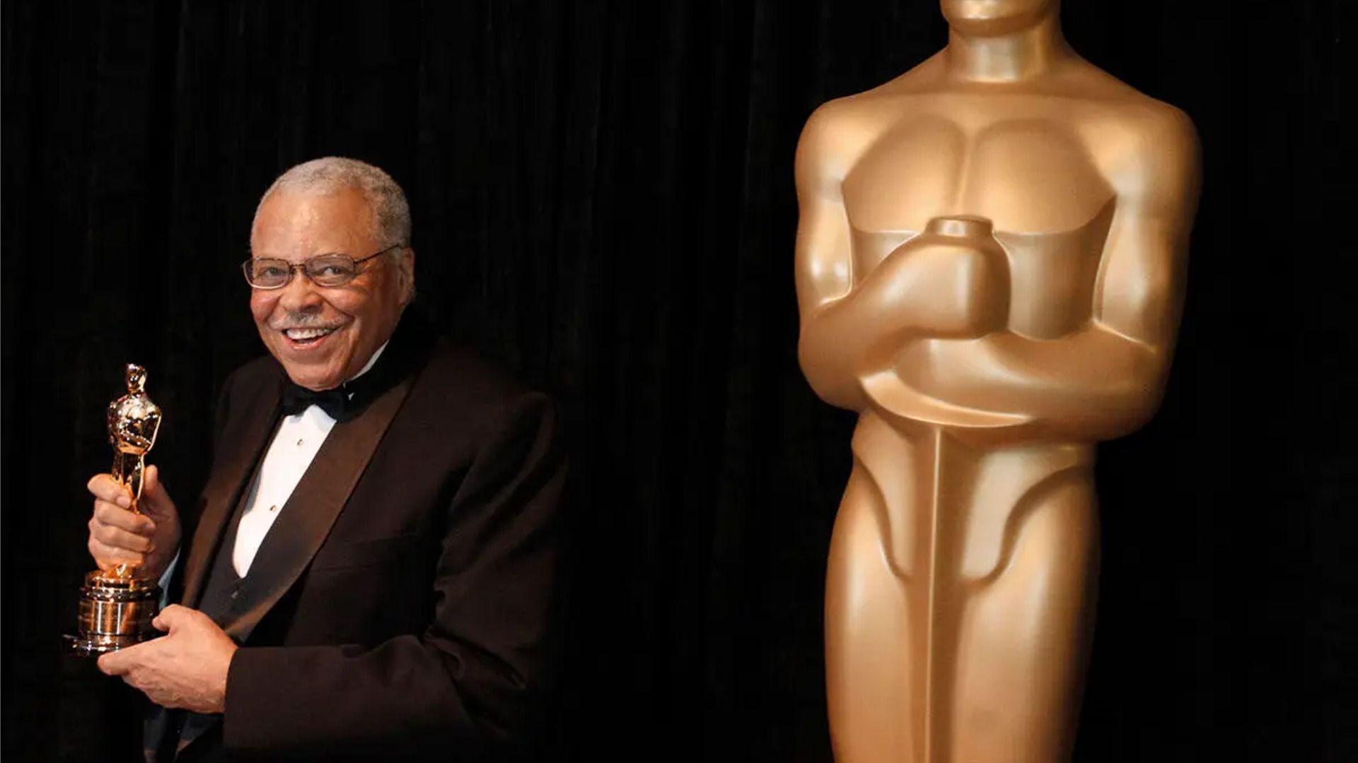 James Earl Jones receives an Oscar