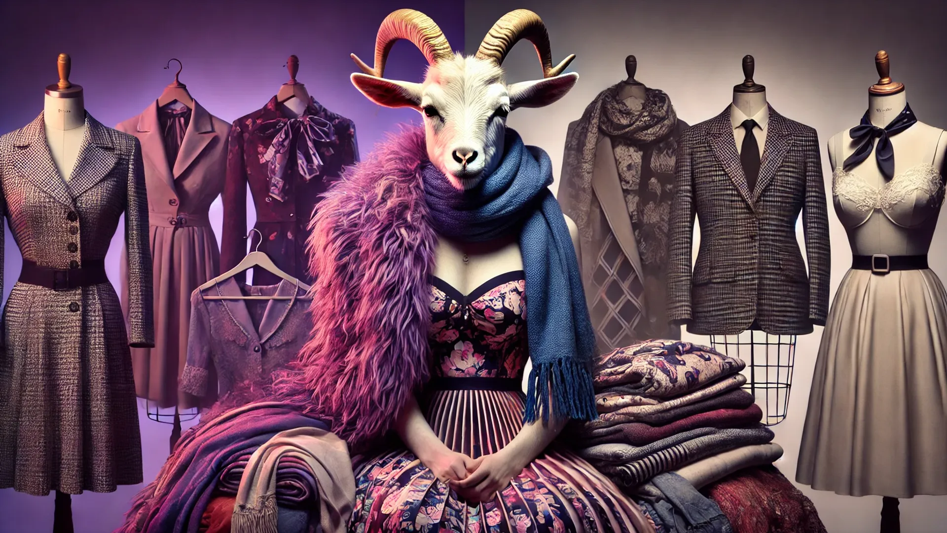 A Goat's wardrobe is as changeable as she is