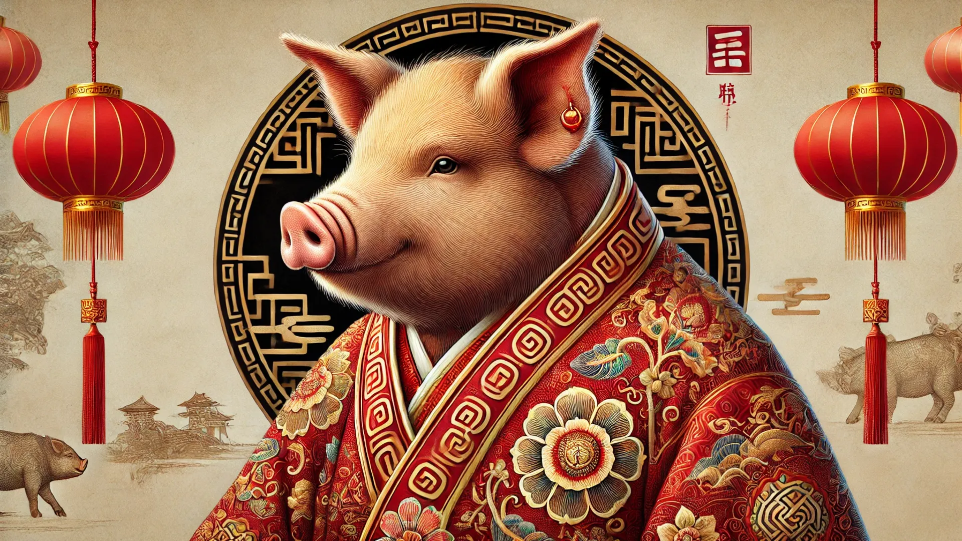 Pig – the last, twelfth sign of the Eastern horoscope