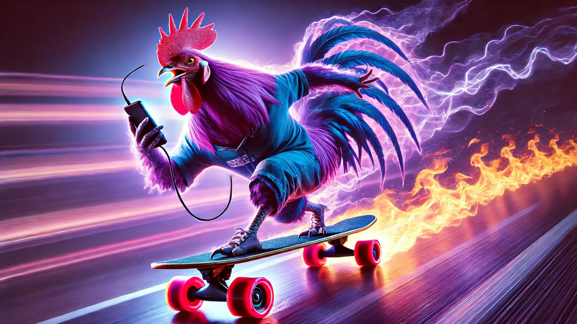 The Fiery Rooster Does Everything with Enthusiasm