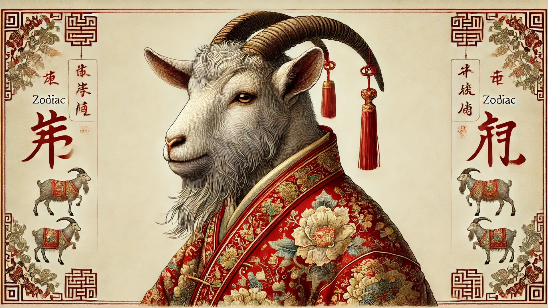 Goat – the eighth animal in the Eastern horoscope