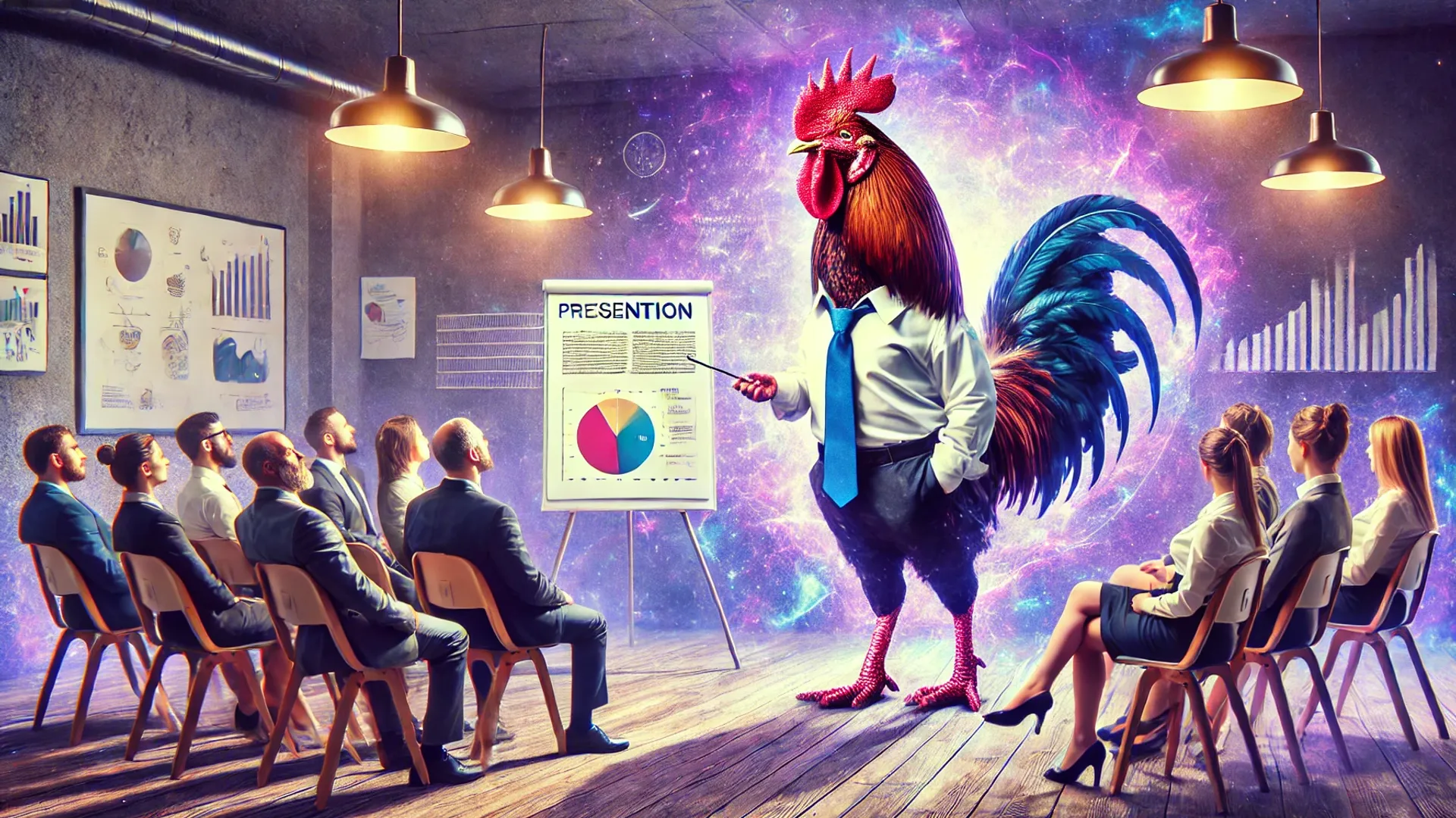 The Rooster Knows How to Defend His Idea