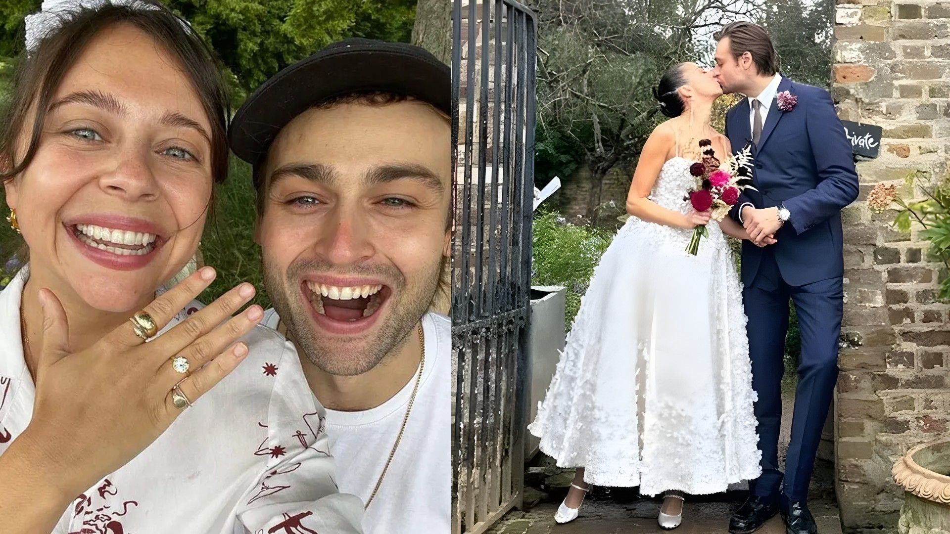 Douglas Booth and Bel Powley got married in the fall of 2023