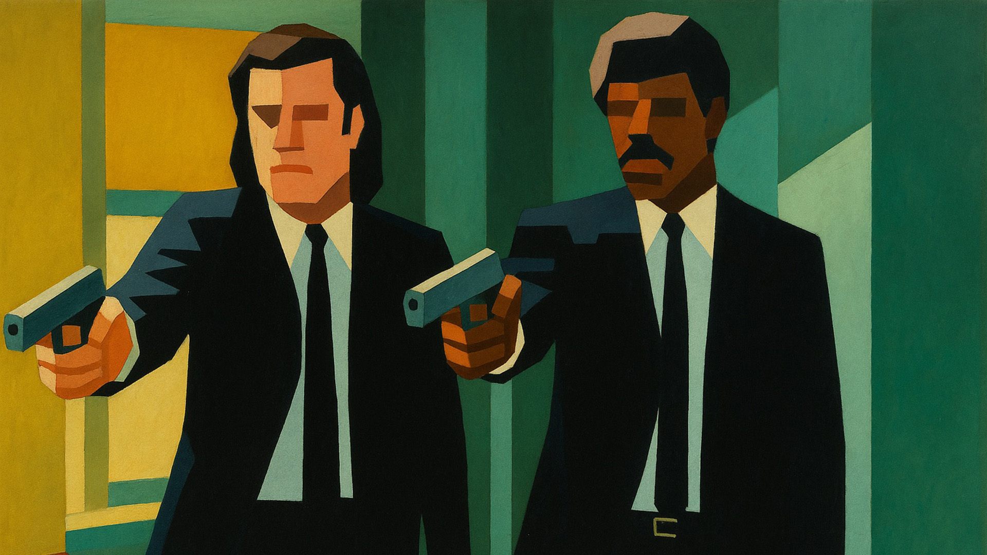 Suprematist film quiz: guess the movie by the frame in the style of Malevich
