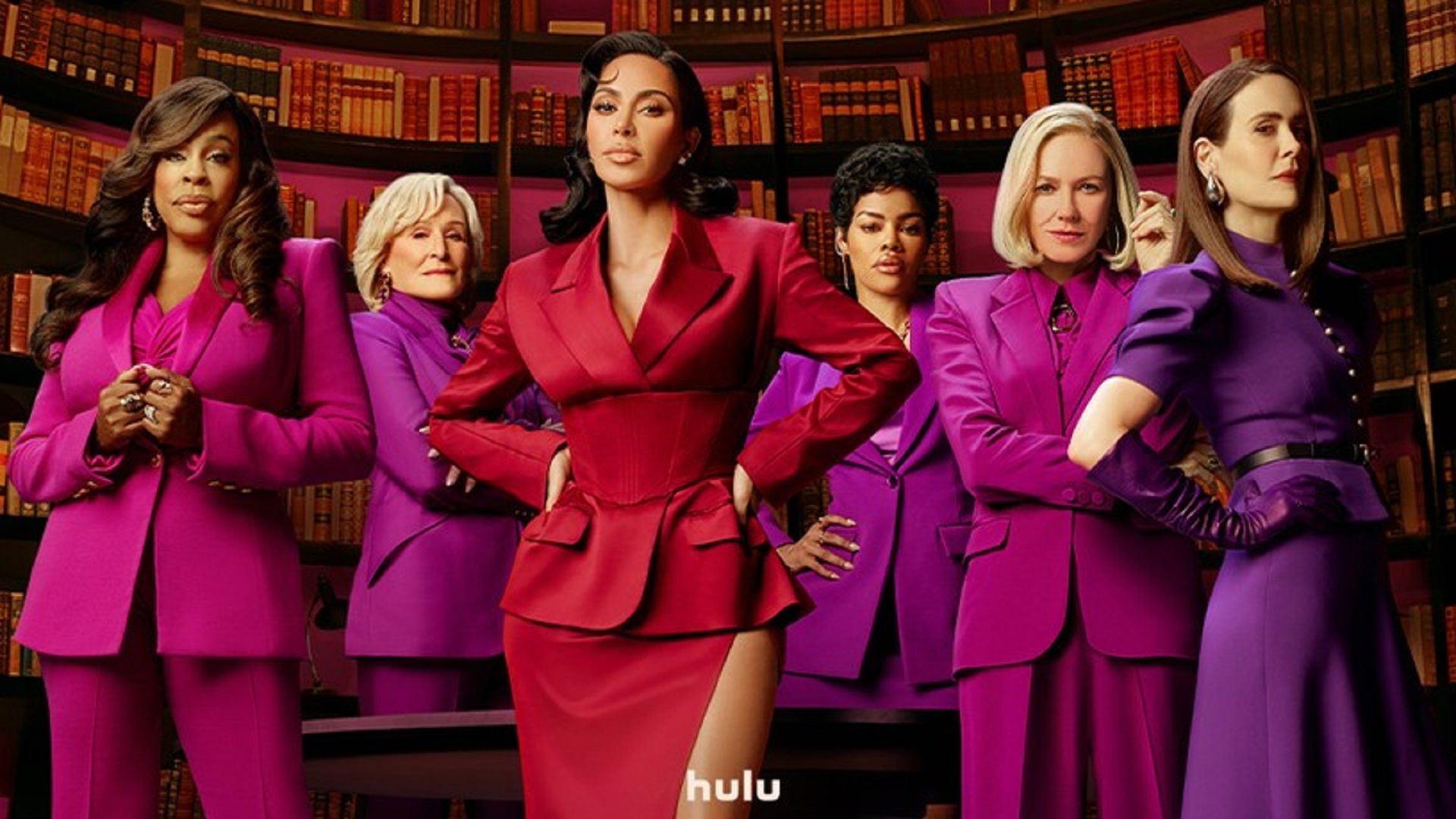 Kim Kardashian and other heroines of the series All’s Fair in bright costumes