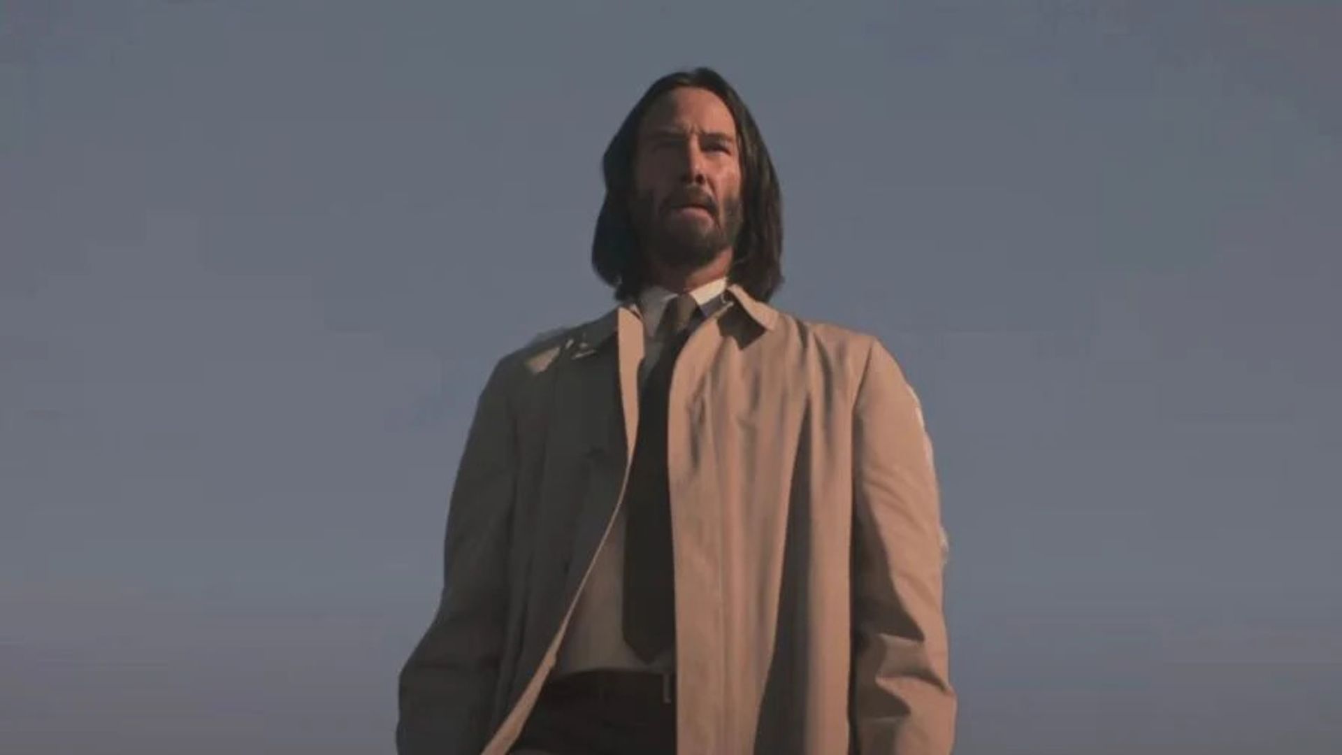 Keanu Reeves as an angel who has lost his wings