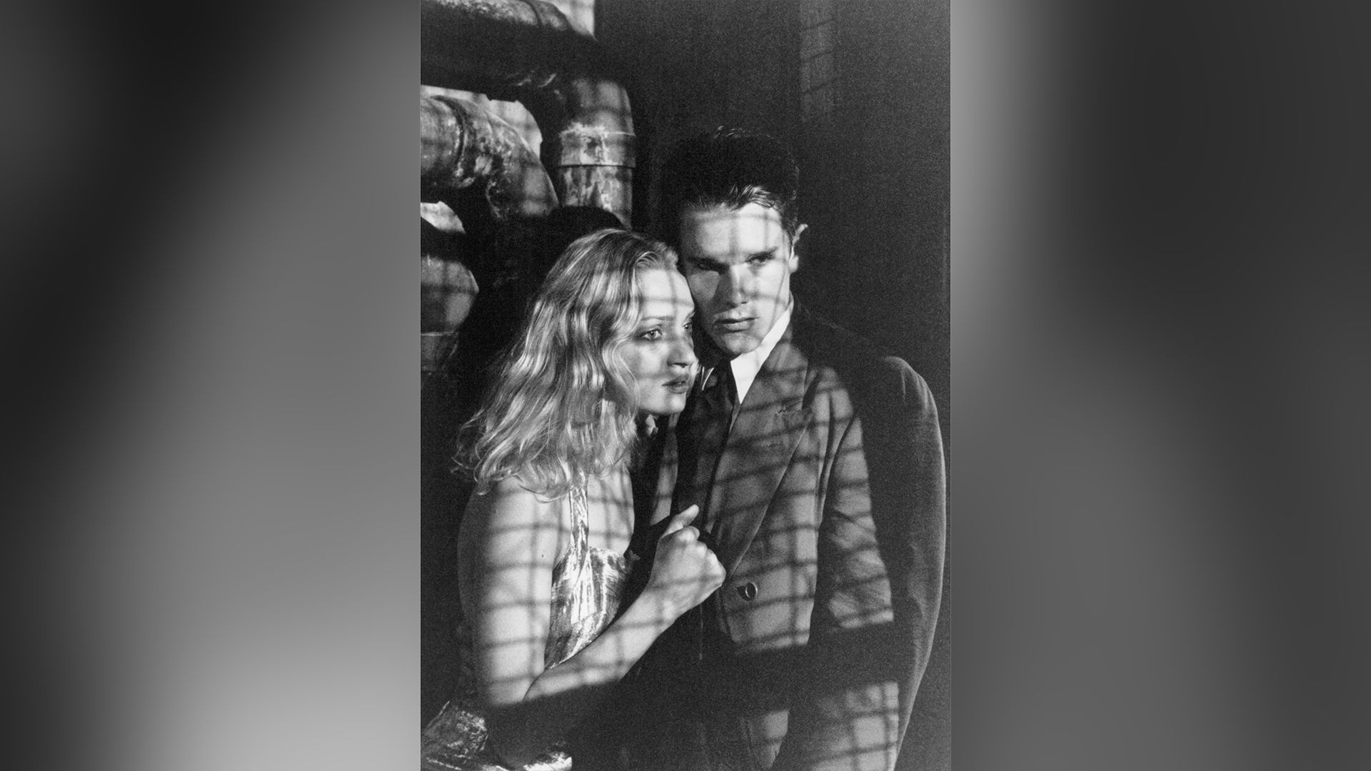 Uma Thurman fearfully clung to Ethan Hawke in 'Gattaca'