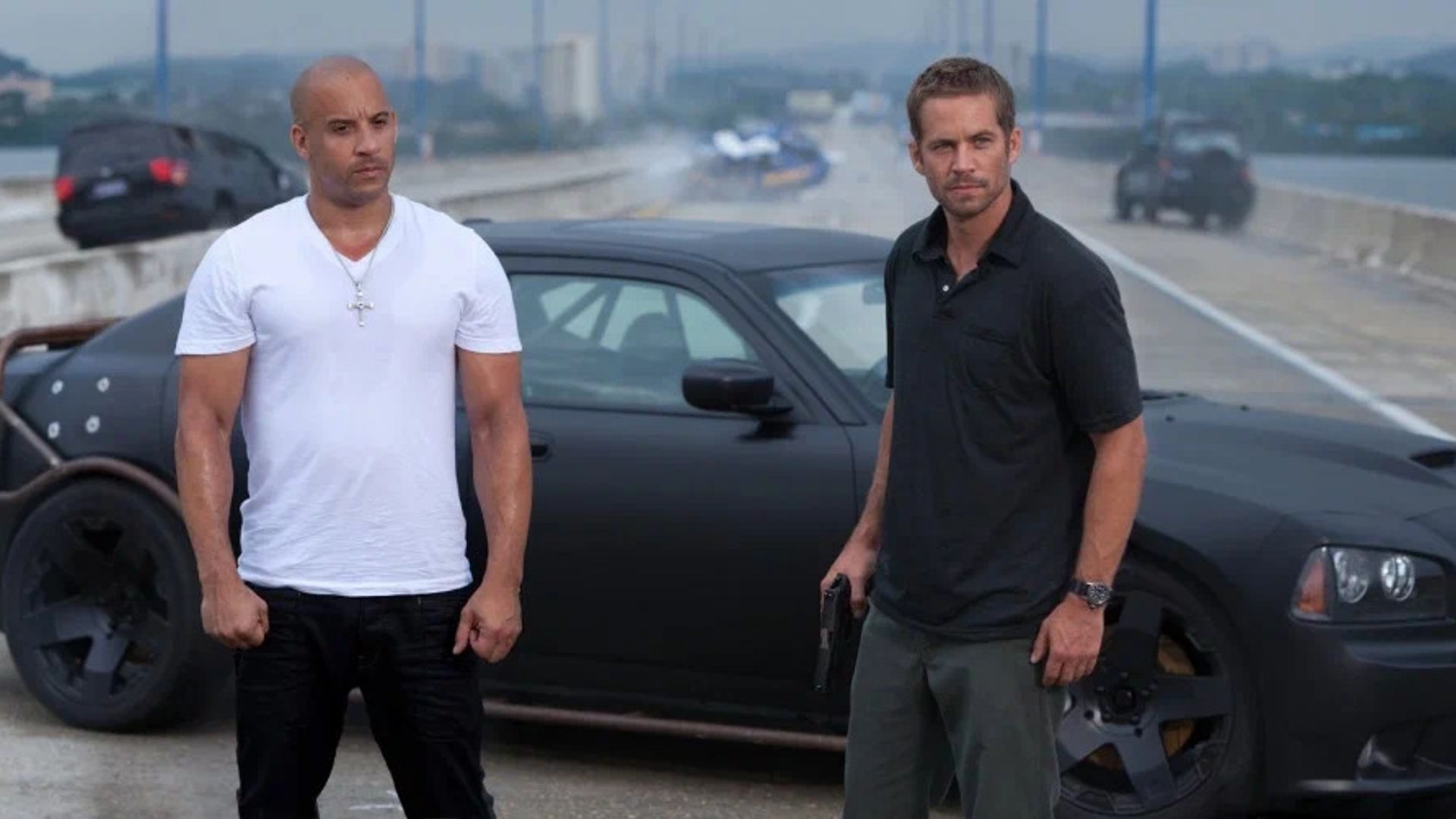 Vin Diesel and Paul Walker in Fast & Furious