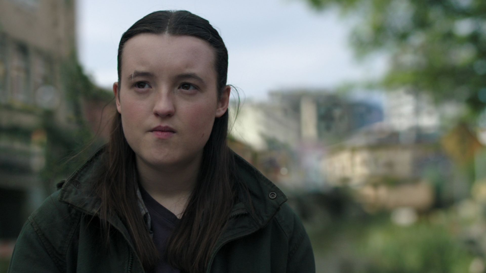 Bella Ramsey in the series "The Last of Us"