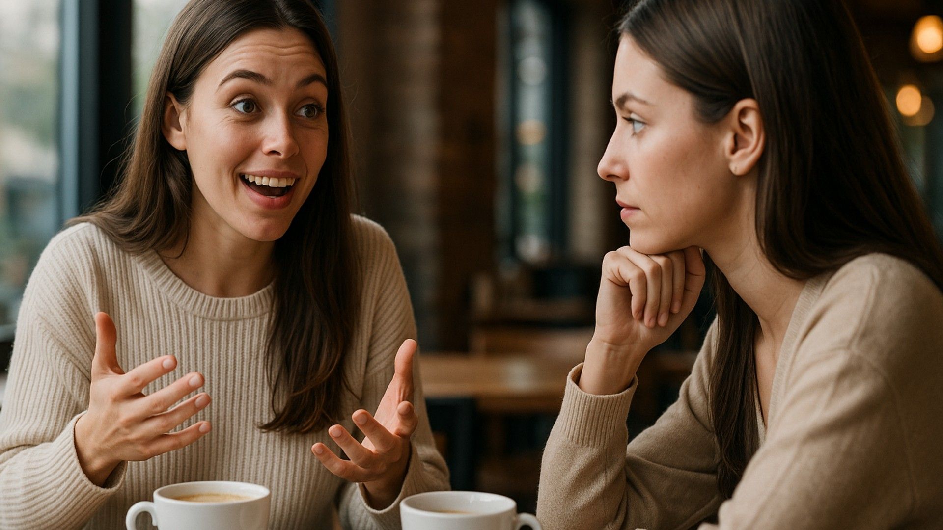 A Gemini woman loves chatting with friends