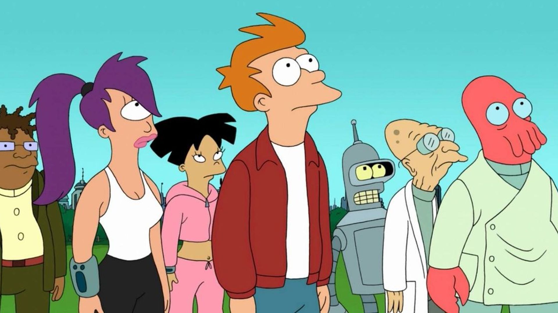 Scene from the animated series "Futurama"