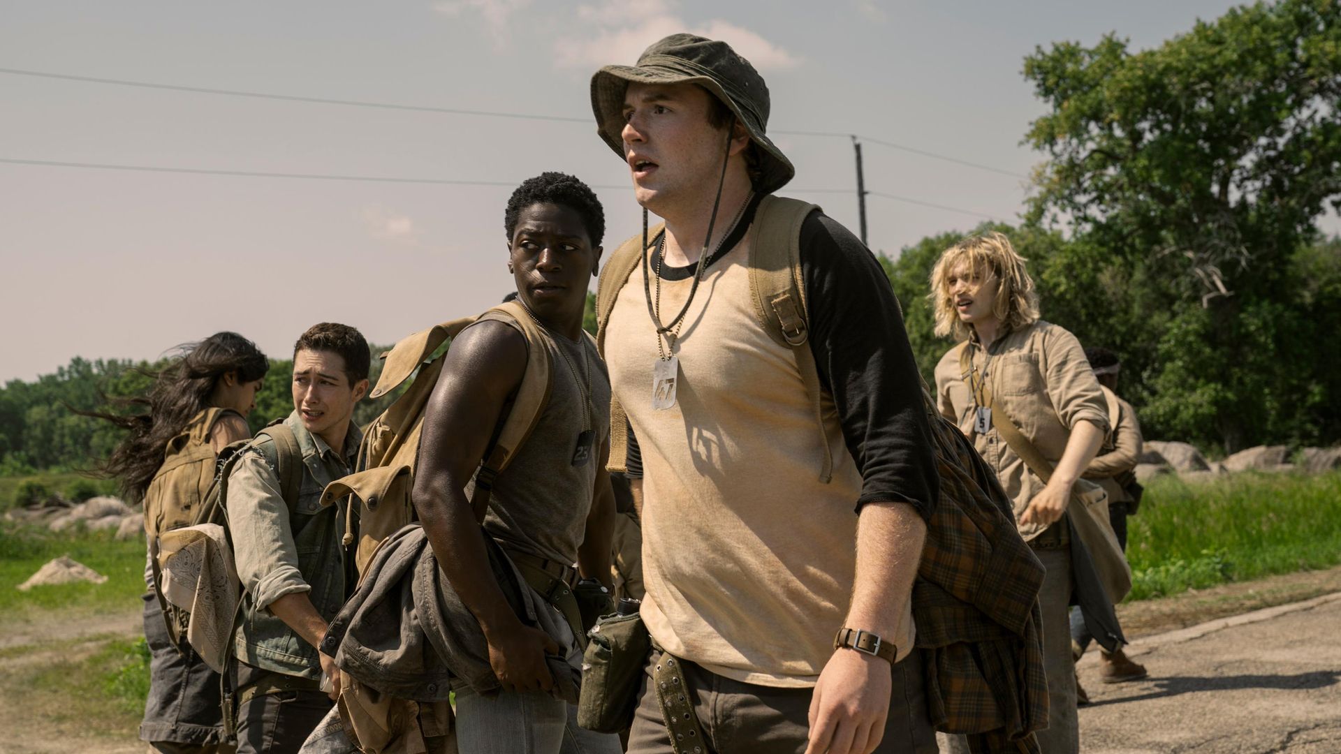 A still from "The Long Walk"
