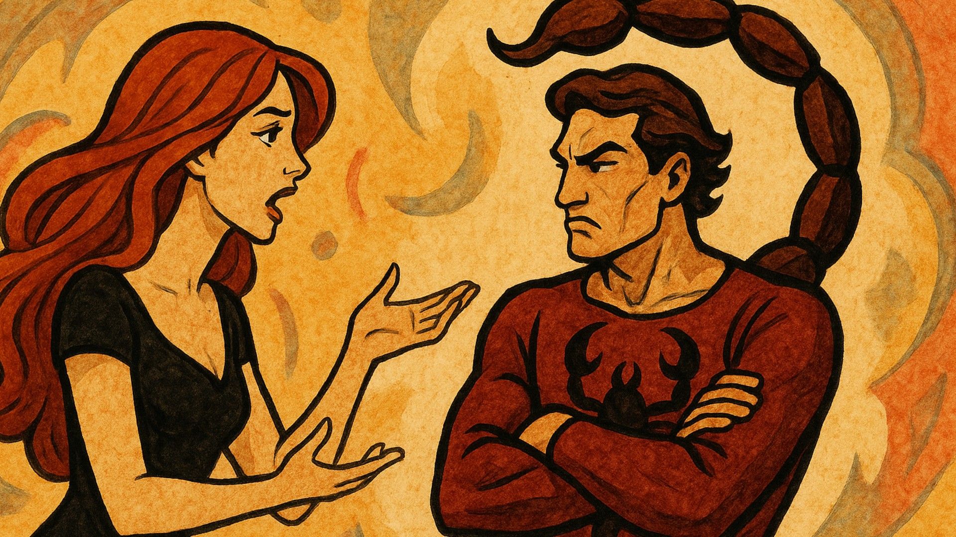 Scorpio Man Doesn't Accept Woman's Apology