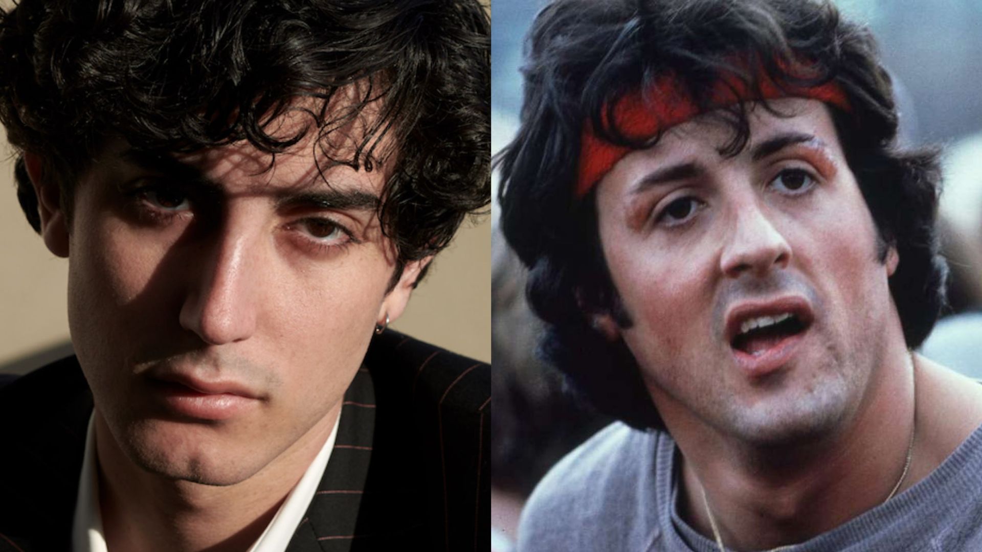 Anthony Ippolito and young Sylvester Stallone