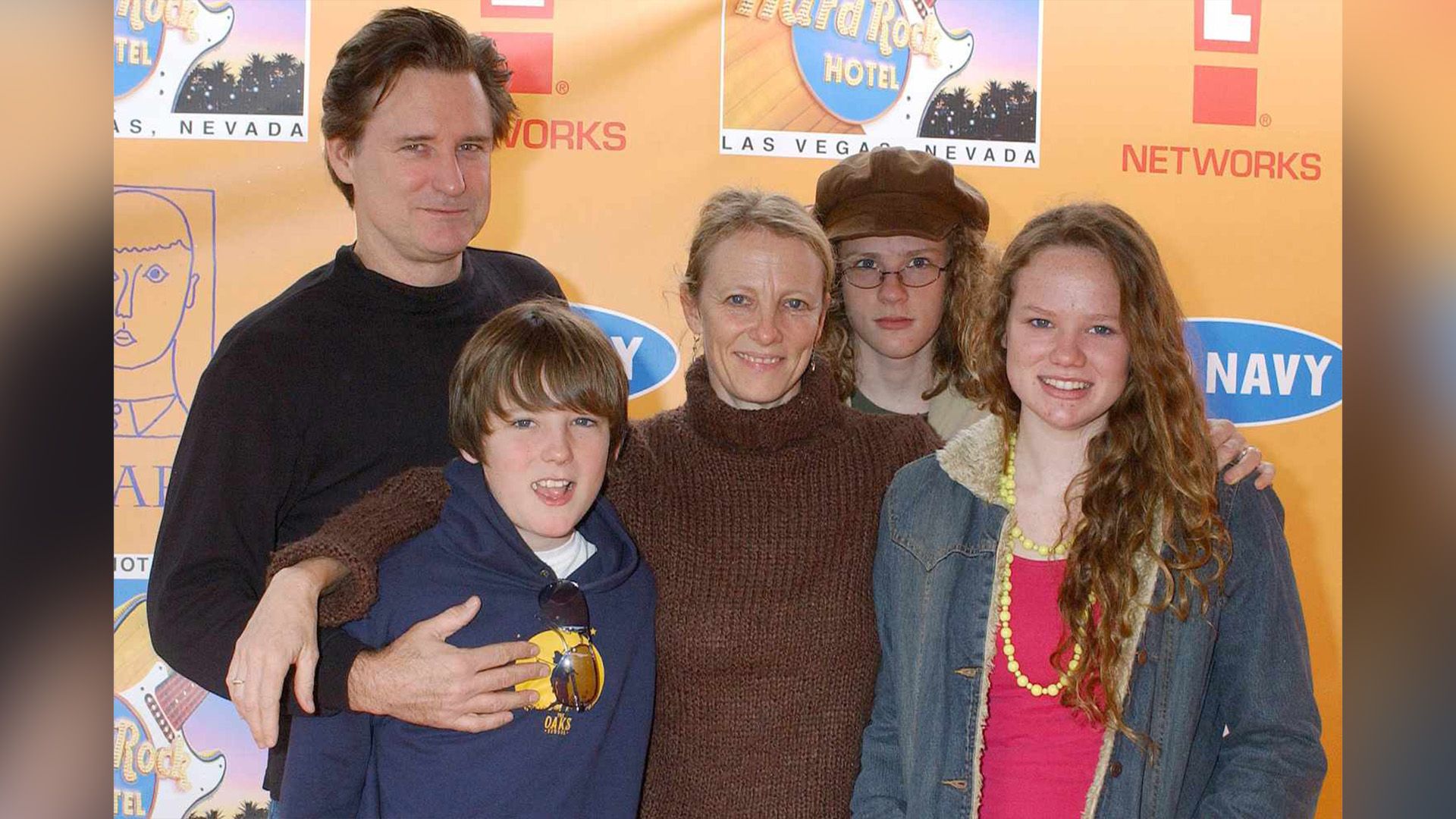 Bill Pullman, Tamara Hurwitz and their children Lewis, Maesa and Jack
