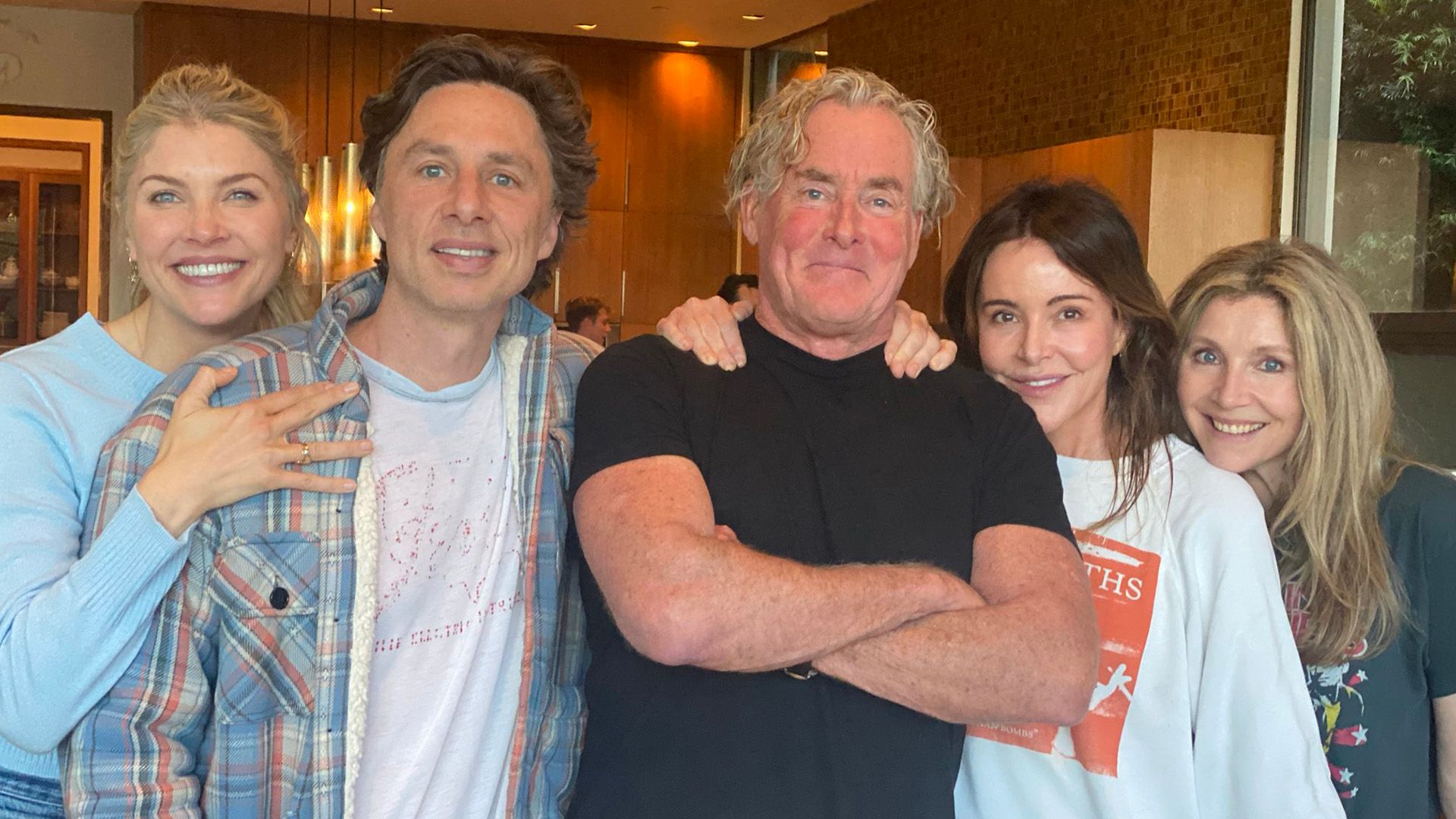John C. McGinley and the cast of Scrubs in 2024