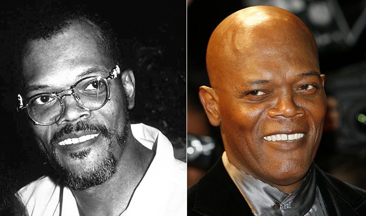 Samuel L. Jackson then and now
