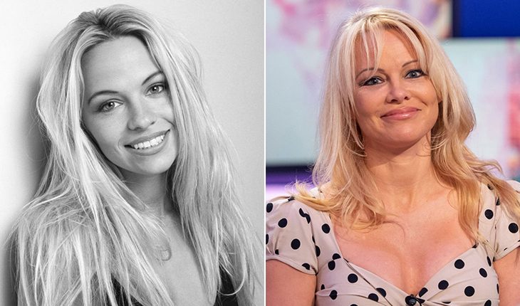 Pamel Anderson then and now