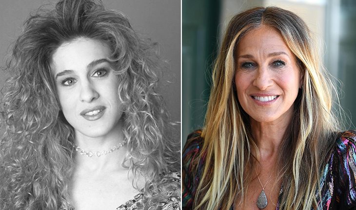Sarah Jessica-Parker then and now