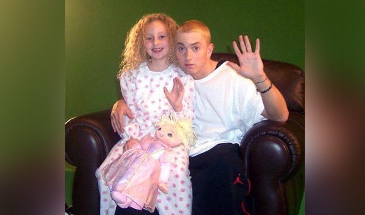 Eminem and his only native daughter Haley Jade Scott