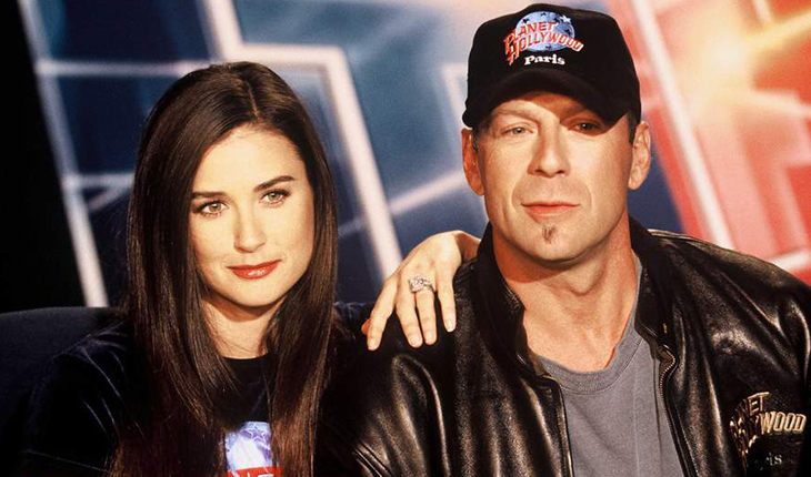 Bruce Willis and his first wife Demi Moore
